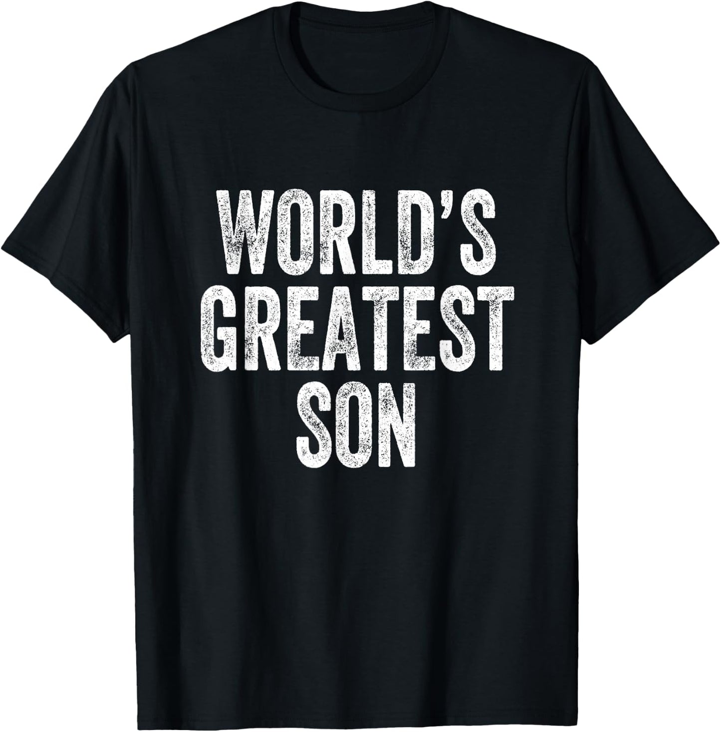 World's Greatest Son T-Shirt - T-Shirt | Black