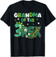 Grandma of the Three Rex Birthday Dinosaur Family Matching T-Shirt - T-Shirt | Black