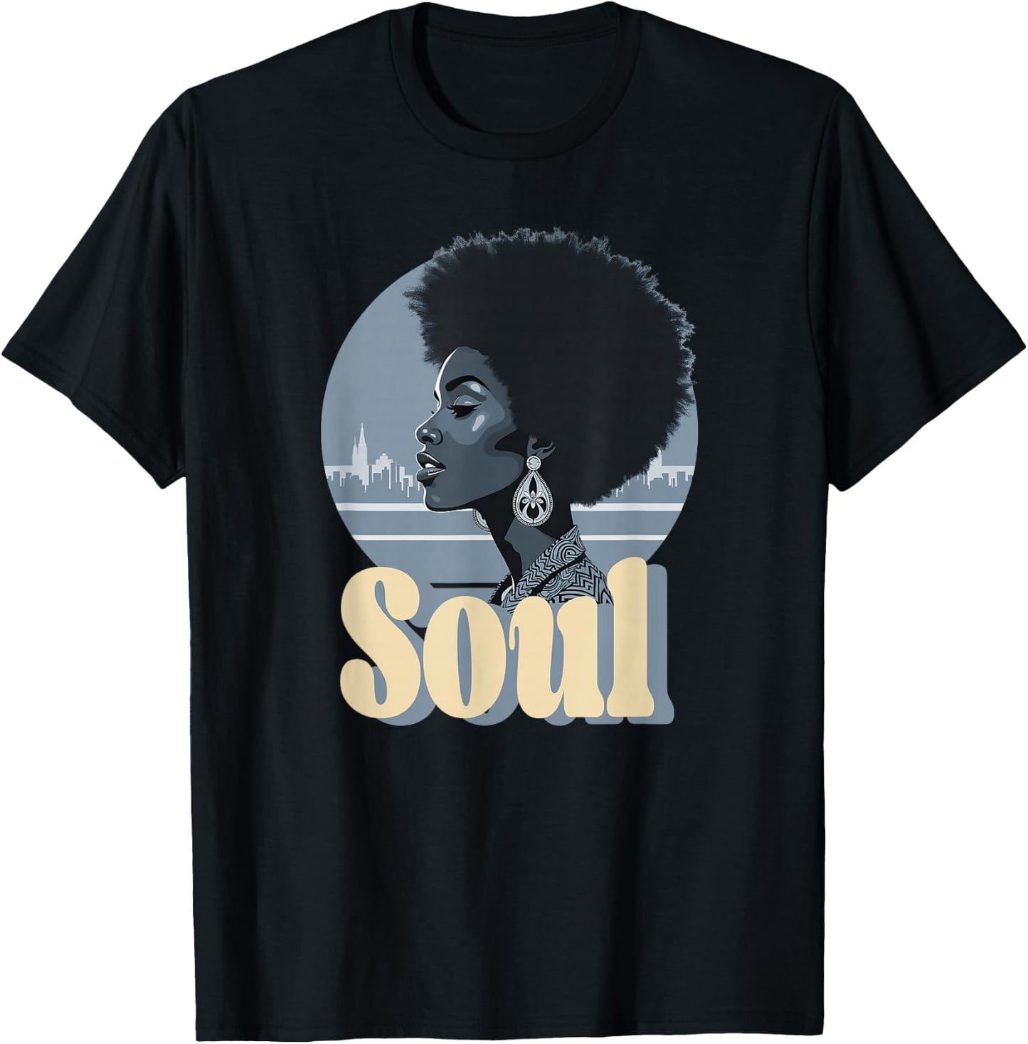 I Love 70's 80's Funk Soul Music T-Shirt - T-Shirt | Black
