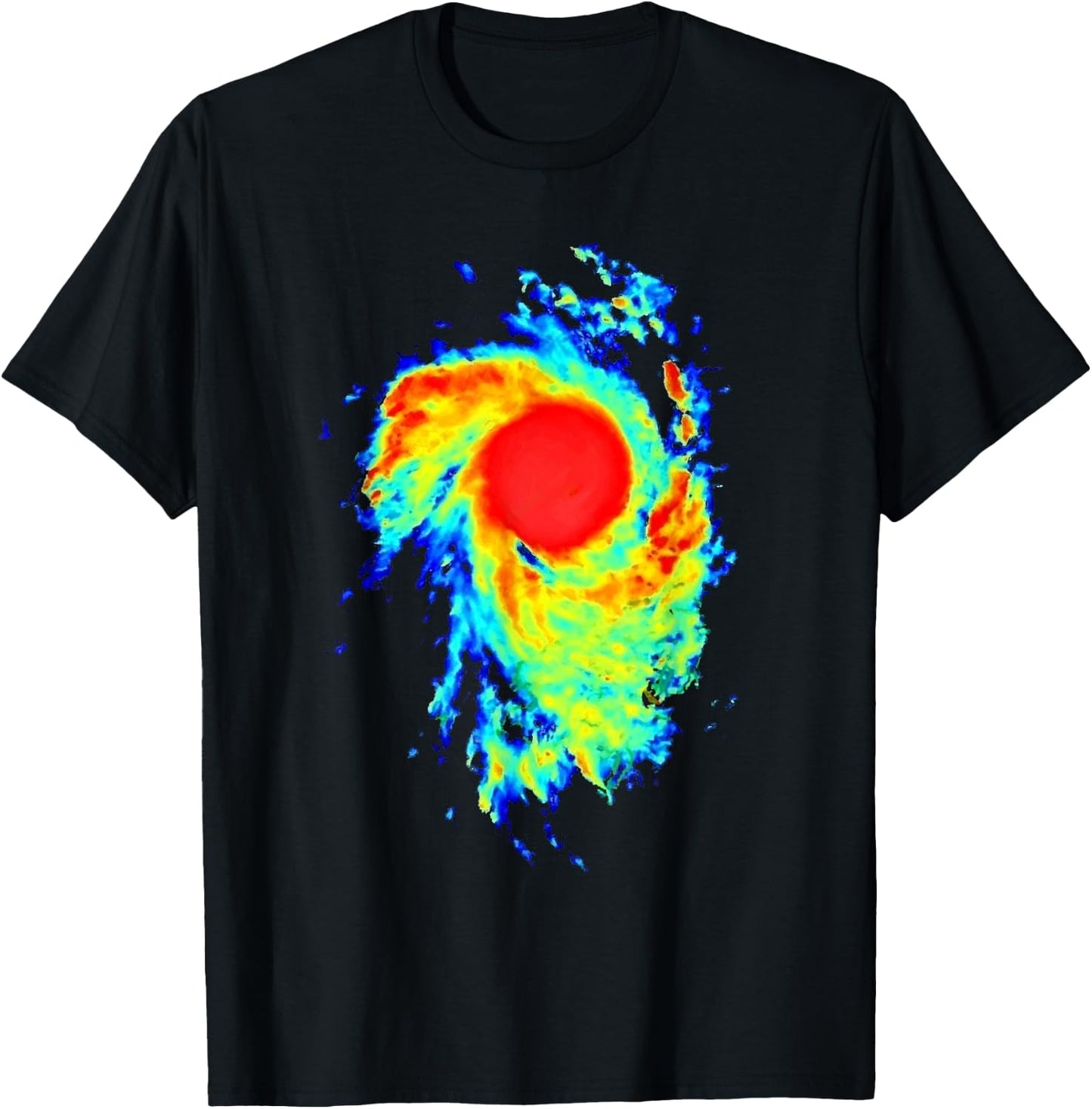 Meteorologist Art Women Weather Radar Meteorology T-Shirt - T-Shirt | Black