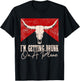 I'm Getting Drunk On A Plane Western Cactus Deserts Cowboy T-Shirt - T-Shirt | Black