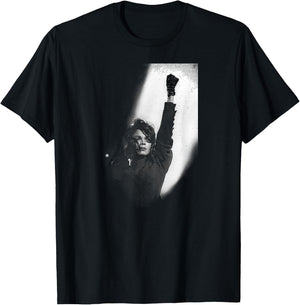 Janet Jackson Performing Live by Stephen Wright T-Shirt - T-Shirt | Black