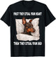 Doberman Pinscher Sleeping Pajamas Nightgown T-Shirt - T-Shirt | Black
