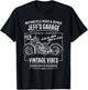 Jeff's Garage Vintage Motorcycle Design for the Name Jeff T-Shirt - T-Shirt | Black