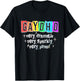 GAYDHD Very Dramatic Sparkly Proud LGBTQ Gay Pride Month T-Shirt - T-Shirt | Black