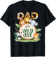Dad Of The Wild One 1st Birthday Safari Family Matching T-Shirt - T-Shirt | Black