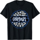Cougars Blue Cheetah Leopard School Sports Fan Team Spirit T-Shirt - T-Shirt | Black