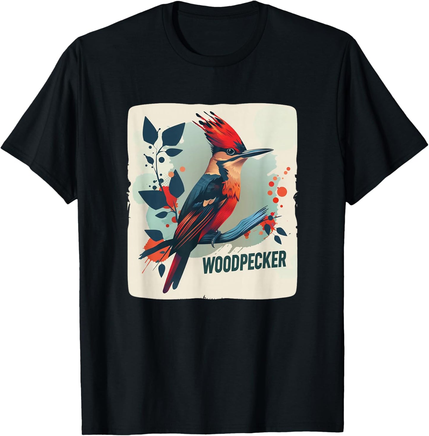Beautiful Woodpecker Costume for Adults and Kids T-Shirt - T-Shirt | Black