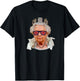 Elizabeth II Sunglasses British Union Jack Funny Queen Meme T-Shirt - T-Shirt | Black