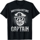 Motor boat captain motor boats motor boating motor boat T-Shirt - T-Shirt | Black