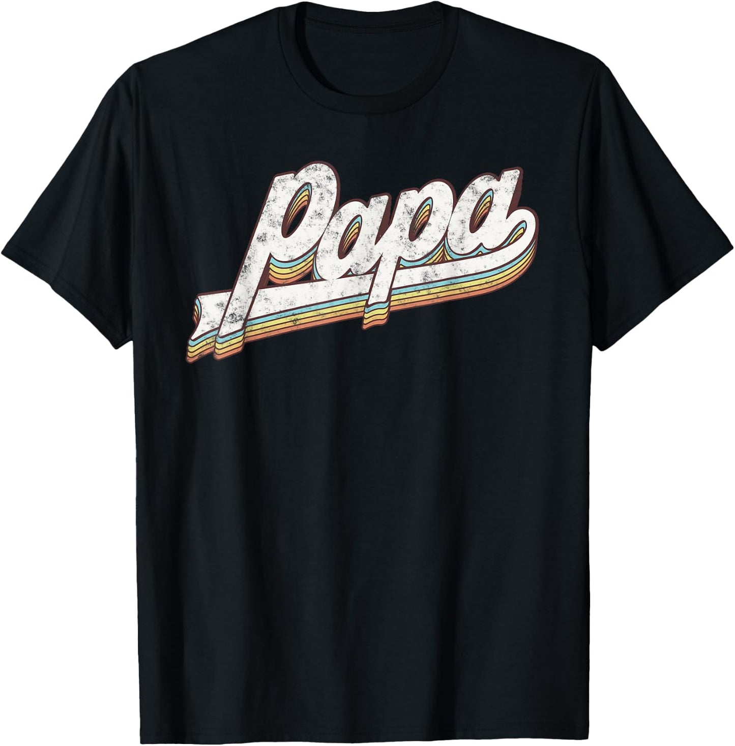 Papa Grandpa Birthday Father’s Day Gifts From Daughter Wife T-Shirt - T-Shirt | Black