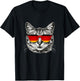 German Flag Cat Owner Souvenirs Products Kitten Germany T-Shirt - T-Shirt | Black