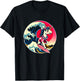 Great Wave Kanagawa Unicorn Surfing T-Shirt - T-Shirt | Black