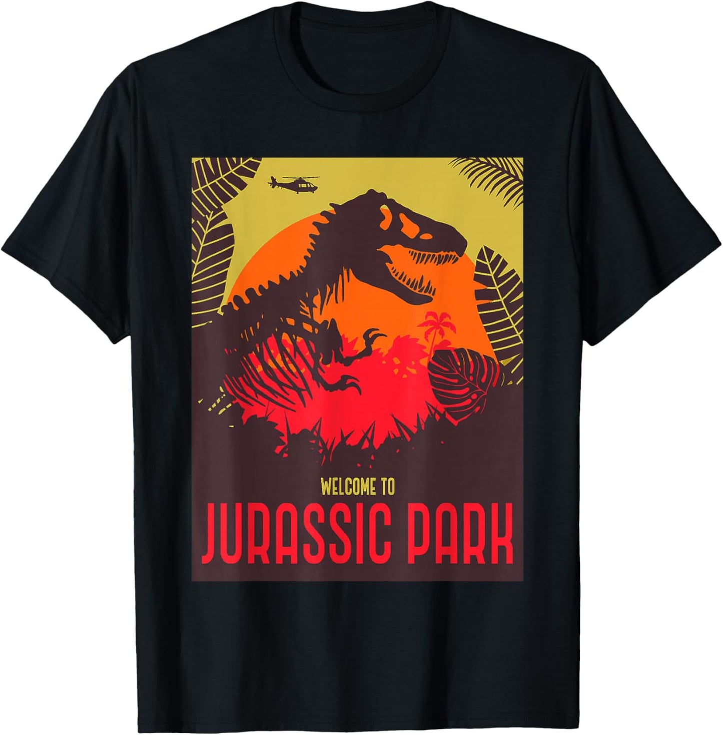 Jurassic Park Dinosaur Skeleton T-Shirt - T-Shirt | Black