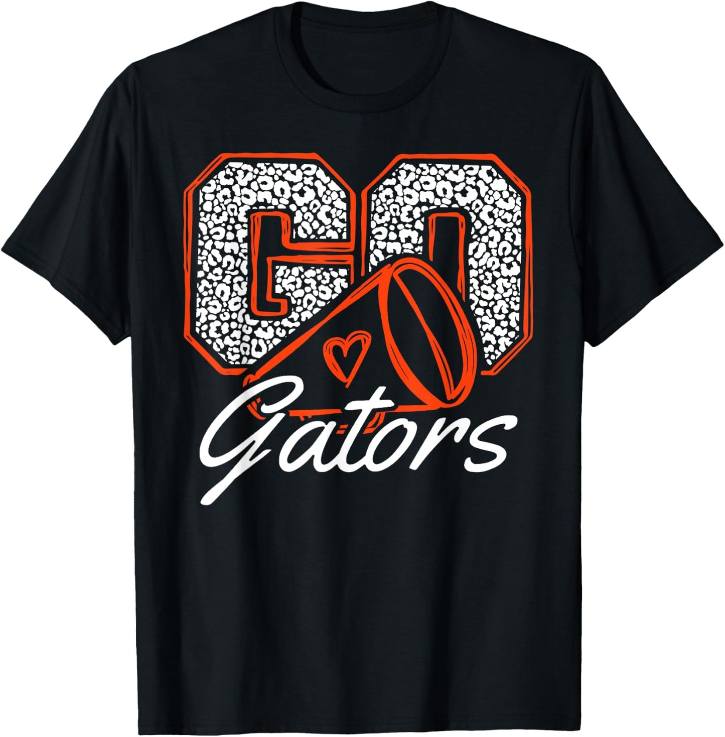 Go Cheer Gator Design Gift Women Girls Boys Kids T-Shirt - T-Shirt | Black