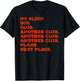 No sleep bus club another club another club plane next place T-Shirt - T-Shirt | Black
