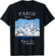Greek Island Paros Greece Greek Vacation Souvenir Women Men T-Shirt - T-Shirt | Black