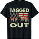 Tagged Out Funny Deer Hunting Gift Dad Hunter Son Daughter T-Shirt - T-Shirt | Black
