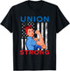 Union Strong - Labor Day Skilled Union Worker T-Shirt - T-Shirt | Black