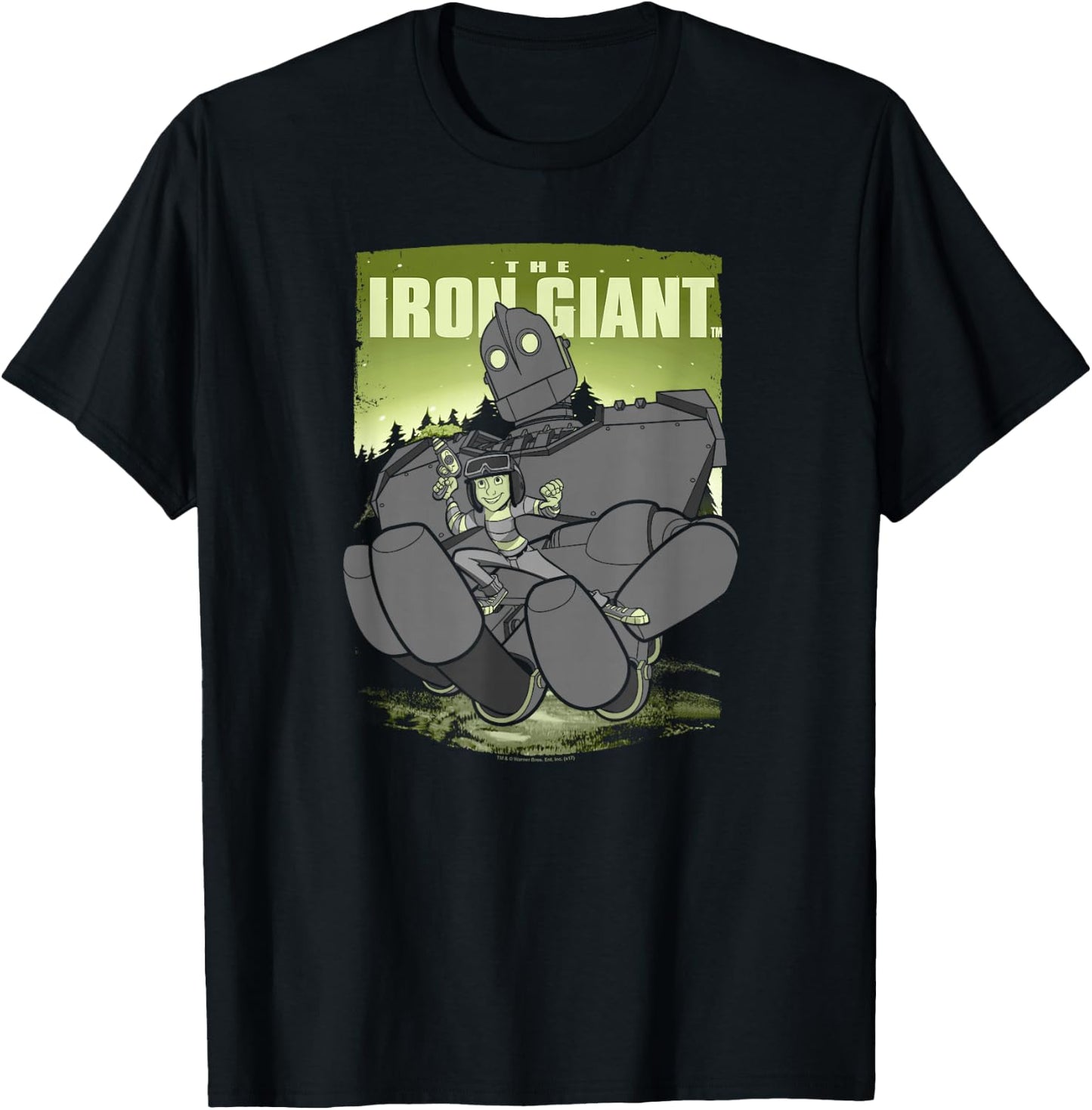 The Iron Giant Helping Hand T-Shirt - T-Shirt | Black