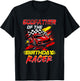 Godfather Of The Birthday Racer Race Car Party Family T-Shirt - T-Shirt | Black