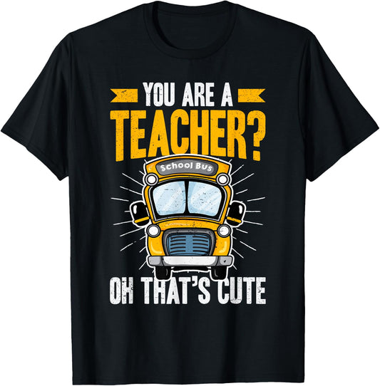 Funny School Bus Driver Appreciation T-Shirt - T-Shirt | Black