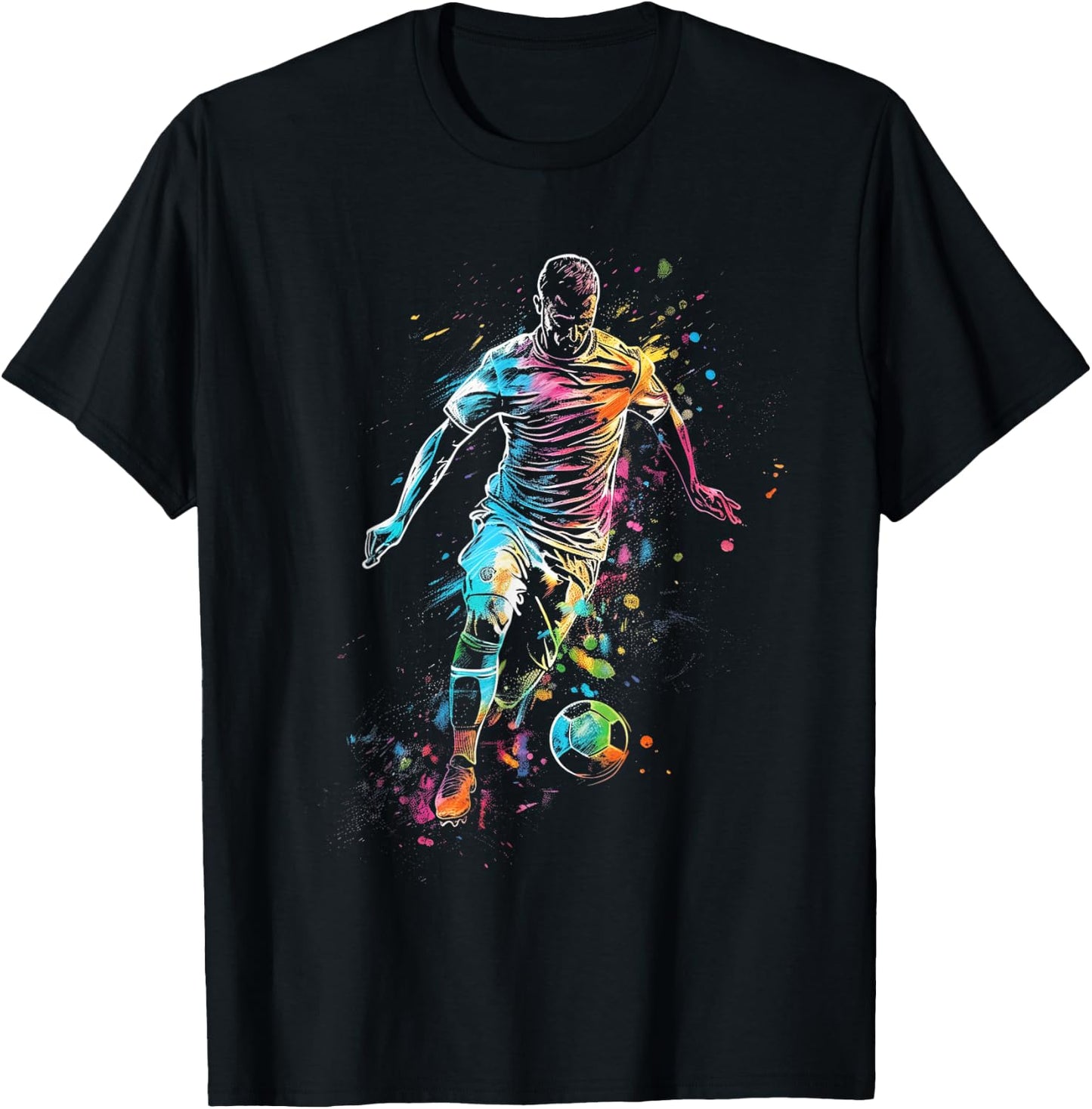 Soccer Player T-Shirt - T-Shirt | Black