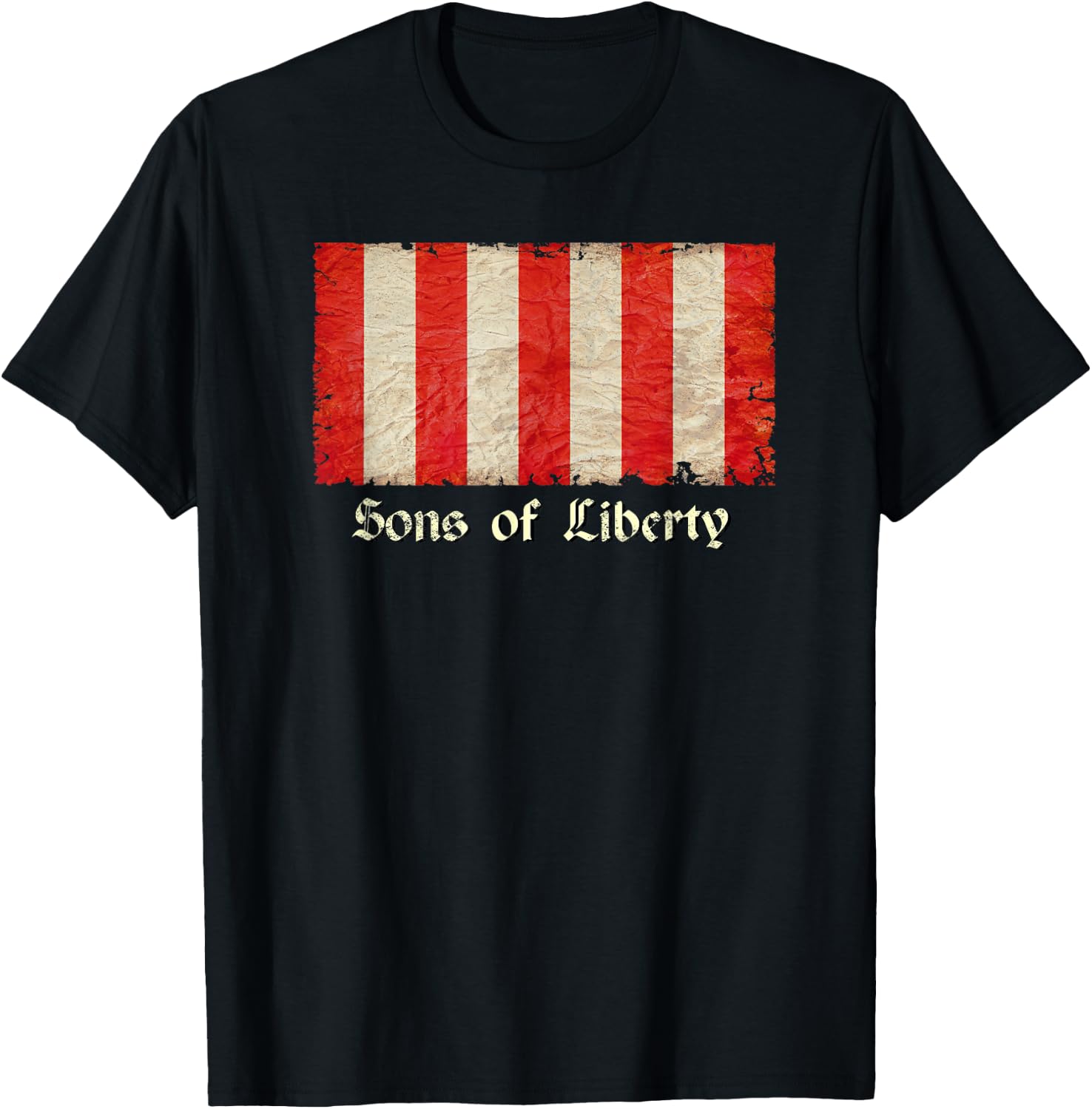 Sons of Liberty Flag T-Shirt - T-Shirt | Black