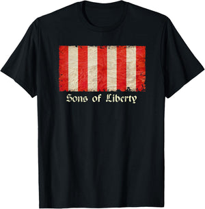 Sons of Liberty Flag T-Shirt - T-Shirt | Black