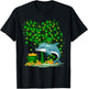 Shamrock Tree Leprechaun Hat Dolphin St Patrick's Day T-Shirt - T-Shirt | Black