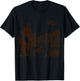 Ufo Western Retro Vintage Cowboy T-Shirt - T-Shirt | Black