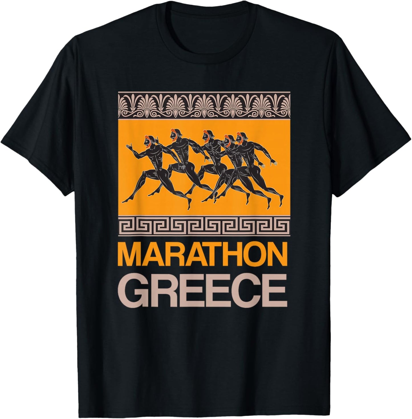 Athens - Marathon - Greece T-Shirt - T-Shirt | Black