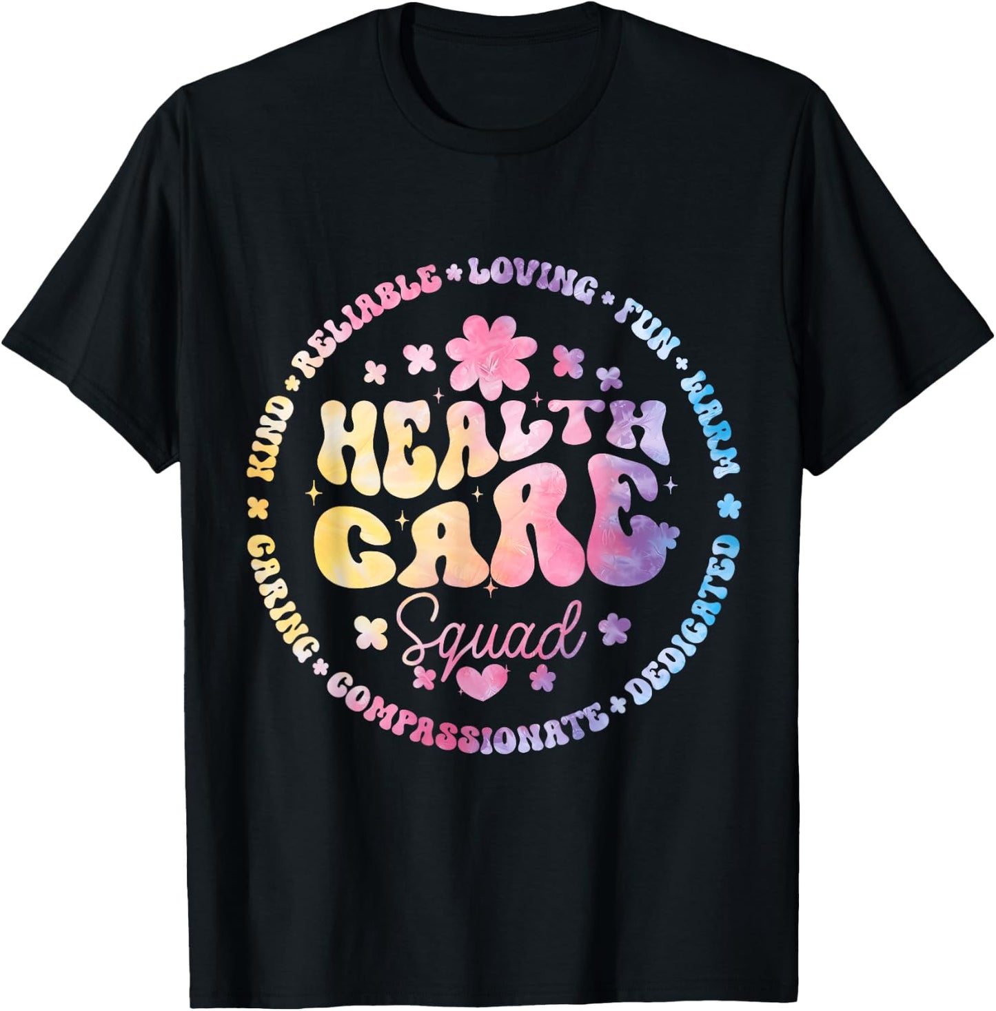 Healthcare Squad Worker Life Health Care Appreciation T-Shirt - T-Shirt | Black
