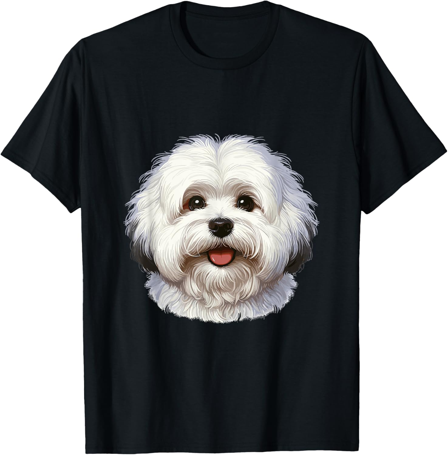 Dog Face - Coton de Tulear T-Shirt - T-Shirt | Black