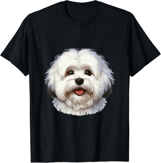 Dog Face - Coton de Tulear T-Shirt - T-Shirt | Black
