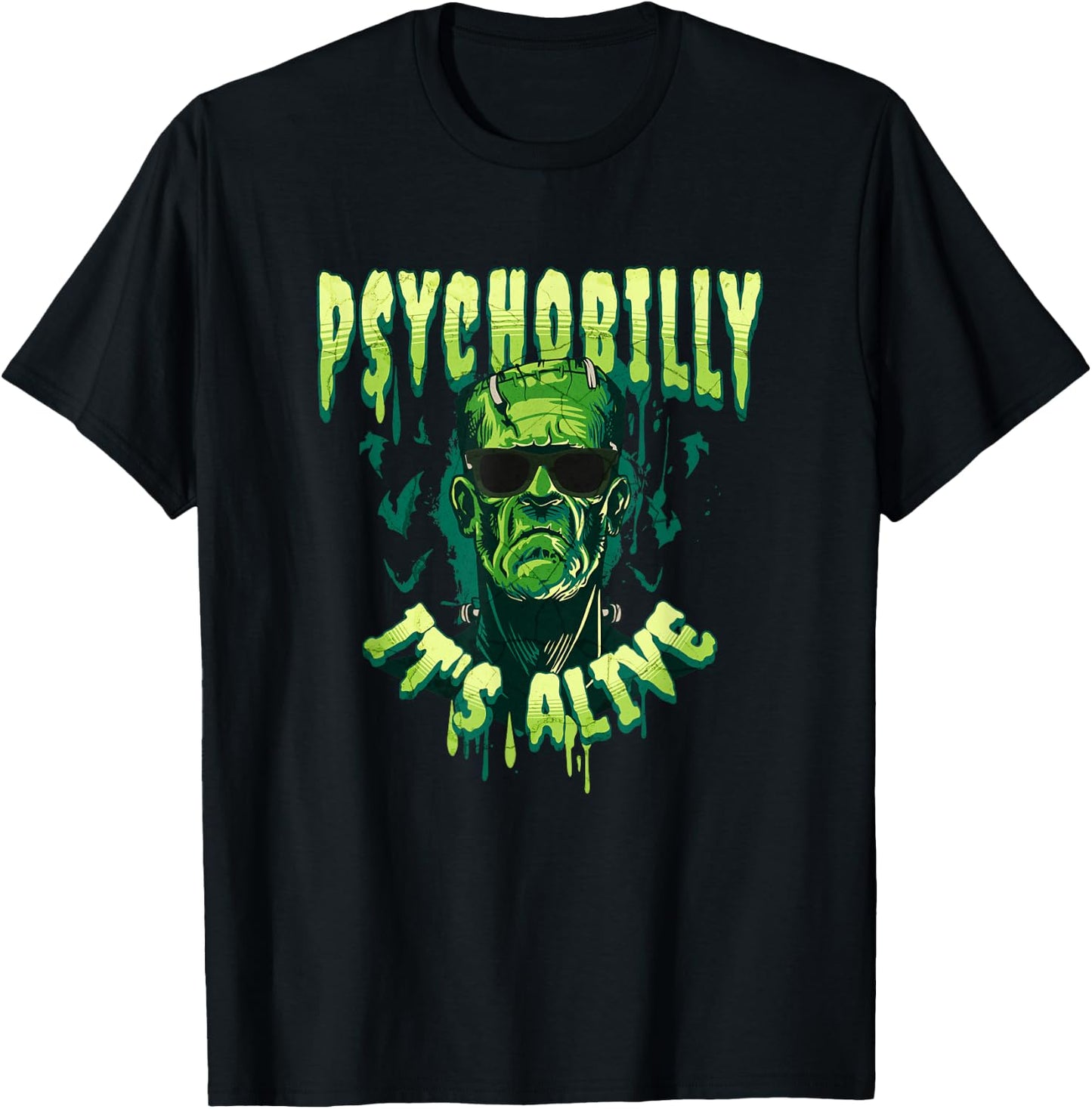 Psychobilly Rockabilly Music - It's alive - Retro T-Shirt - T-Shirt | Black
