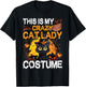 Crazy Cat Lady Costume Black Cat Funny Halloween Day T-Shirt - T-Shirt | Black
