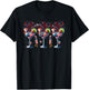 Three Glasses Of Cocktail Funny Drinker Patriotic 4th July Women Men T-Shirt - T-Shirt | Black