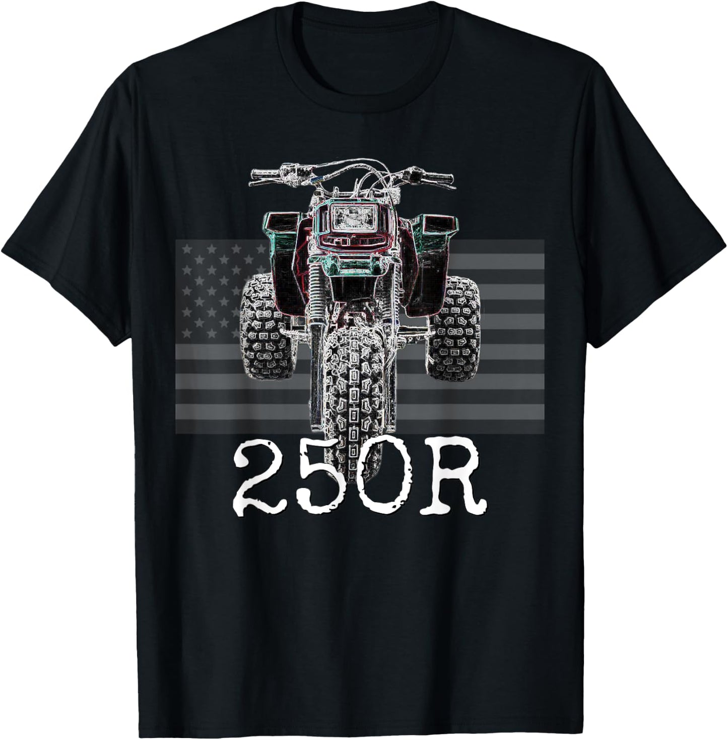 1985 Vintage Retro Three Wheeler ATV ATC 250R T-Shirt - T-Shirt | Black