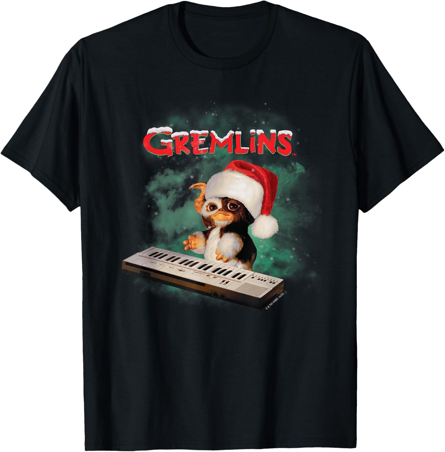 Gremlins - Gizmo Holiday Keyboard T-Shirt - T-Shirt | Black