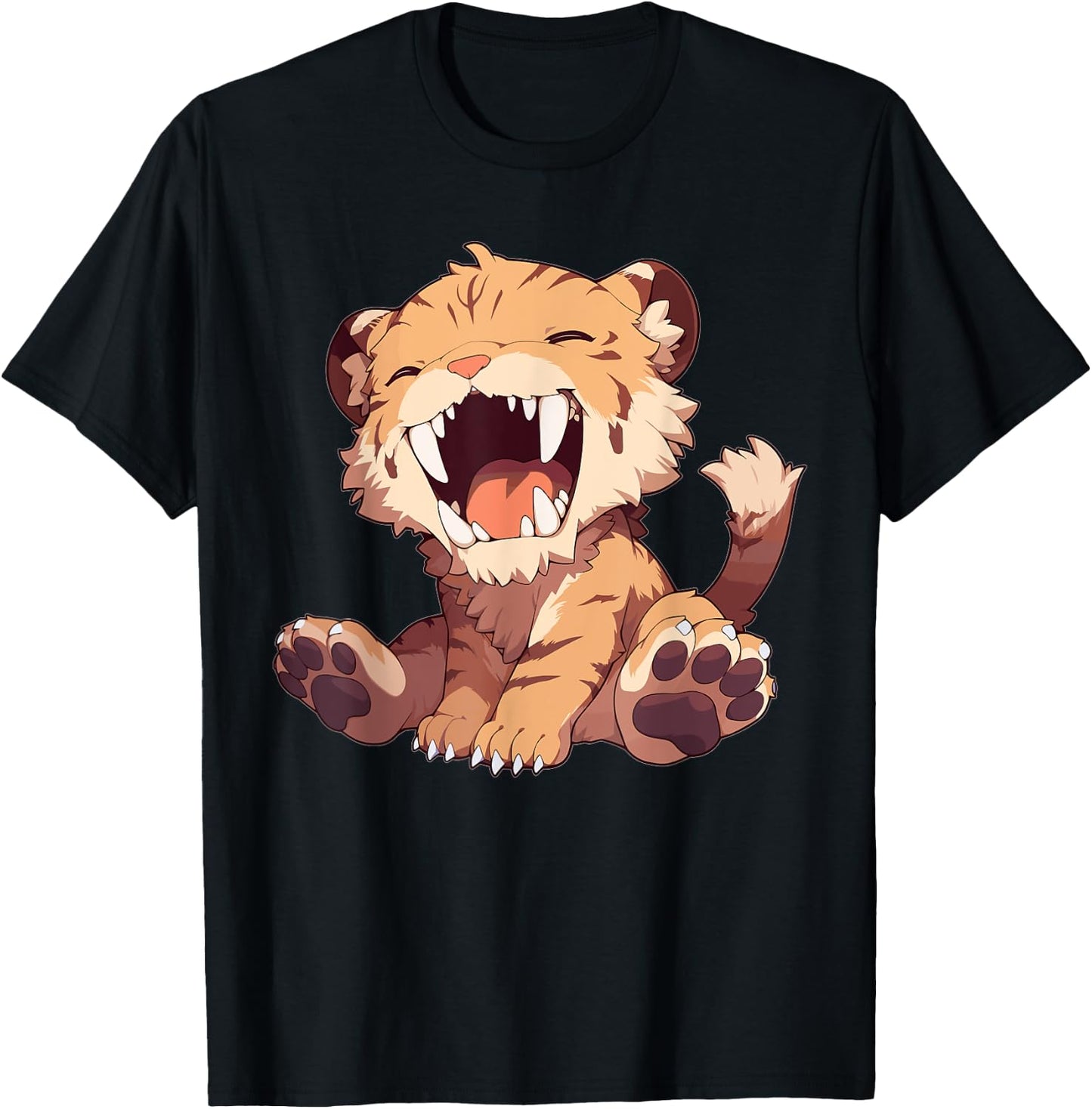 Saber-Toothed Tigers Saber-Toothed Tiger T-Shirt - T-Shirt | Black