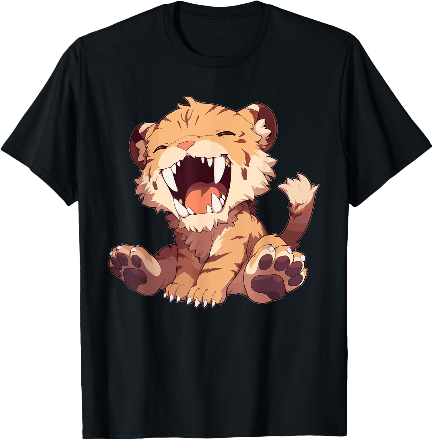 Saber-Toothed Tigers Saber-Toothed Tiger T-Shirt - T-Shirt | Black