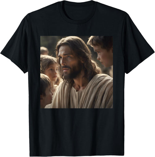 Vintage Jesus With Kids Face Of Jesus Portrait Christ