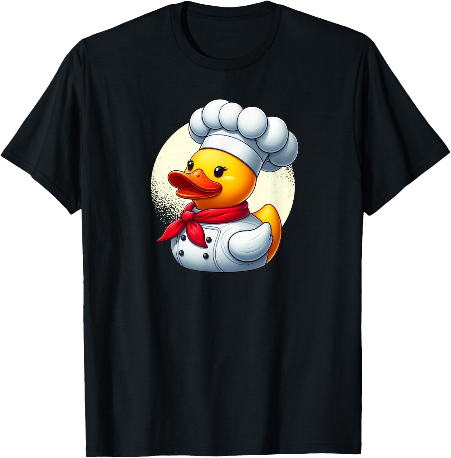 Rubber Duck With Chef's Hat T-Shirt - T-Shirt | Black