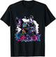 French Bulldog Sugar Skull Dia De Los Muertos Graphic T-Shirt - T-Shirt | Black