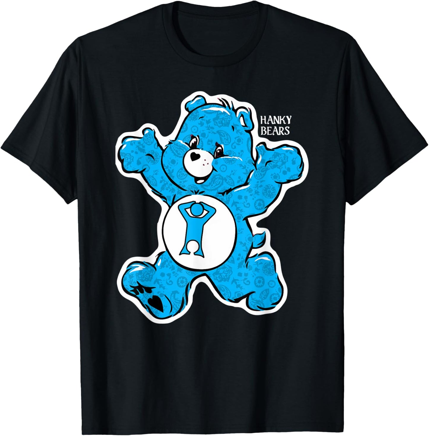 Halloween - Hanky Bears Light Blue T-Shirt - T-Shirt | Black