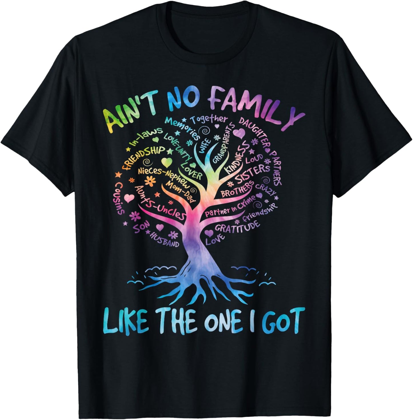 Family Reunion Party 2024 Shirt Family Matching Tie Dye T-Shirt - T-Shirt | Black
