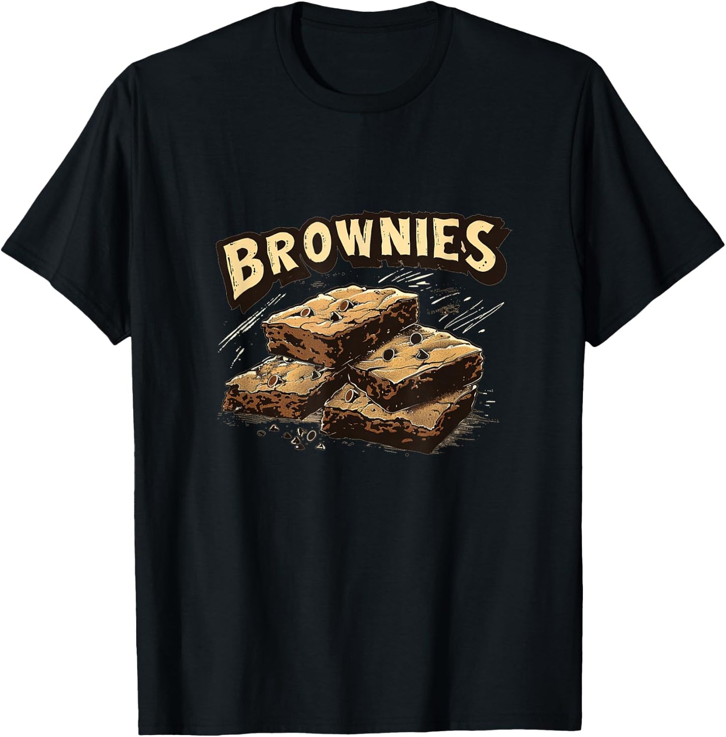Brownies and Cakes Outfit for Tasty Dessert Lovers T-Shirt - T-Shirt | Black