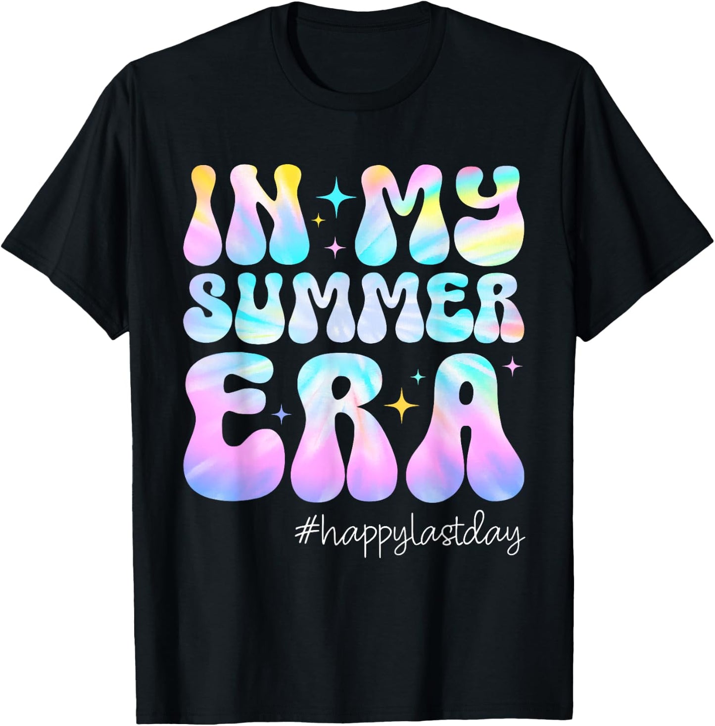 Happy Last Day of School In My Summer Era Teacher Kids T-Shirt - T-Shirt | Black