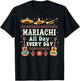 Traditional Mexican Cultural Music Mariachi Lover Fiesta T-Shirt - T-Shirt | Black